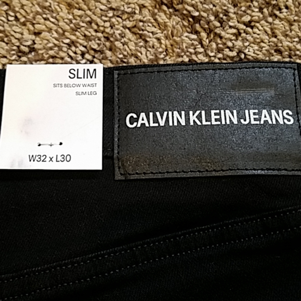 Calvin Klein Slim Fit Jeans - Picture 7 of 8